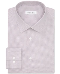 Calvin Klein Refined Cotton Stretch Men's Slim Fit Dress Shirt