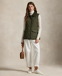 Polo Ralph Lauren Women's Corduroy-Trim Quilted Vest