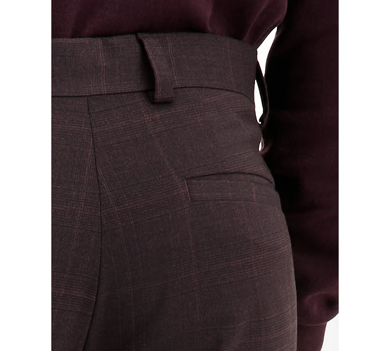 Hugo by Boss Men's Modern-Fit Plaid Suit Pants