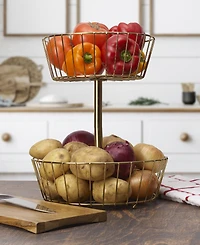 Mikasa Gourmet Basics Geneva 2-Tier Basket