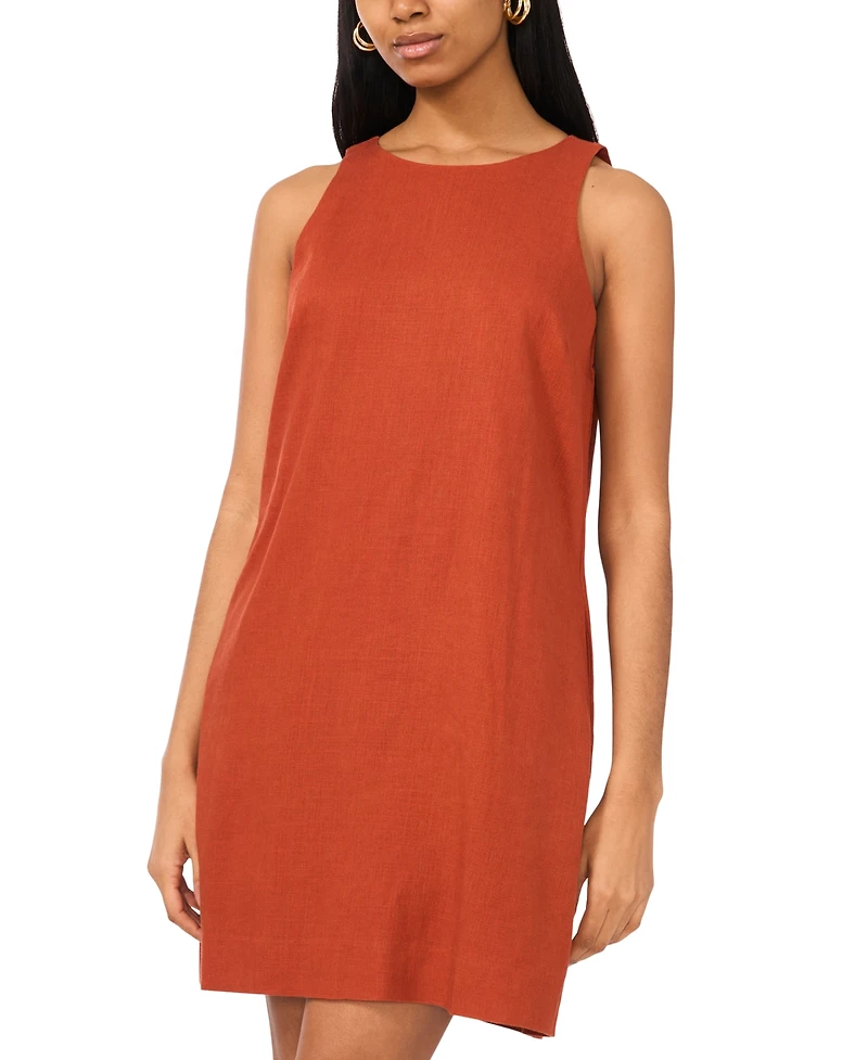 Msk Women's Mini Sleeveless Shift Dress