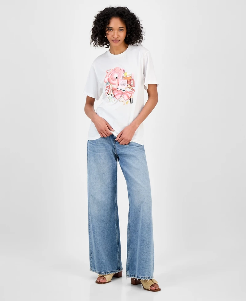 Hugo Women's Cotton Graphic T-Shirt