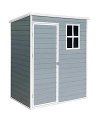 5x3ft Resin Outdoor Storage Shed Kit-Perfect to Store Patio Furniture