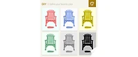 Adirondack Chair Solid Wood Outdoor Patio Furniture