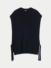 Gobi Cashmere Maternity V-neck Top