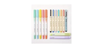 Writech Pastel Lettering Markers 14CT