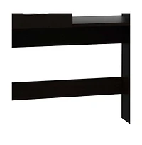 32" Black Computer Desk Desk and Bookshelf Set