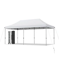 10 x 20 Feet Adjustable Folding Heavy Duty Sun Shelter with Carrying Bag