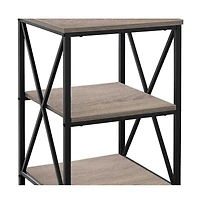 Minimalist Rectangular Metal Console or Side Table