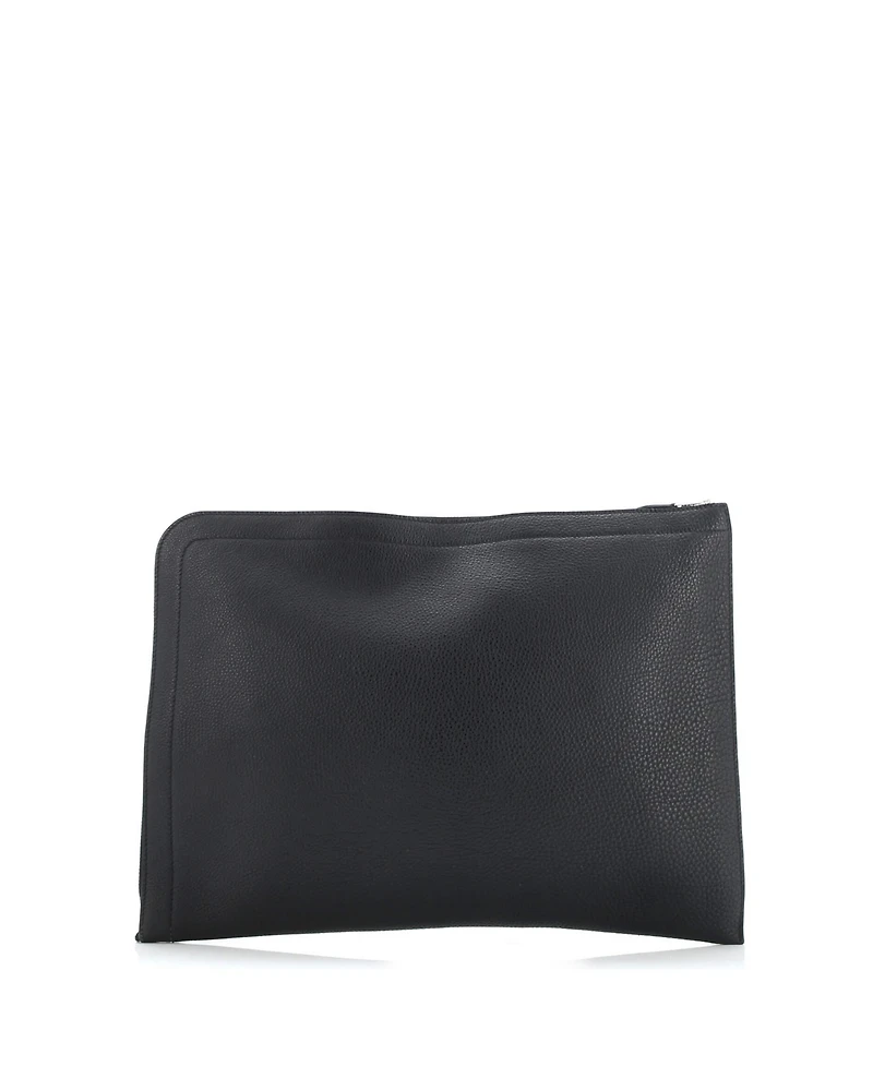 Pre-Owned Hermes Large Zip Around Document Holder Leather