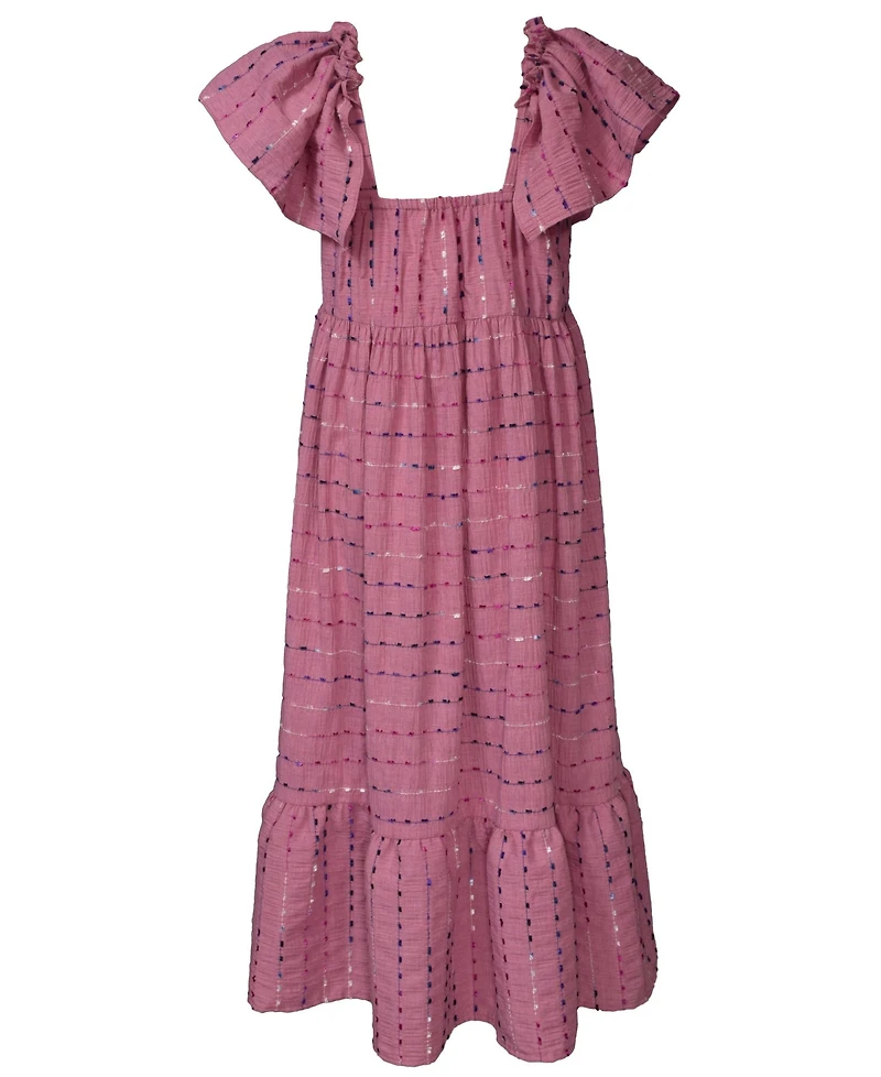 Bonnie Jean Big Girls Slub Midi Dress
