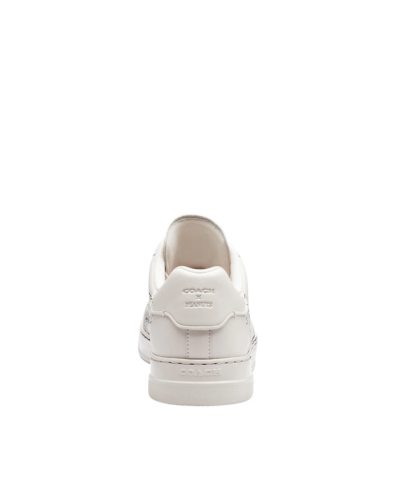 Coach X Peanuts Men's Newspaper Print High Line Sneakers