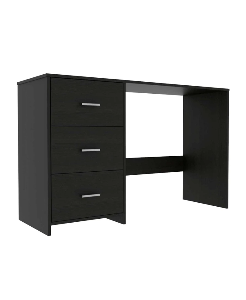 Contemporary Computer Desk with Three Drawers for Office Organization