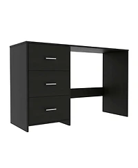 Contemporary Computer Desk with Three Drawers for Office Organization