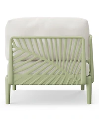 Modern -Piece Polypropylene Resin Modular L Shaped Corner Patio Furniture Sectional