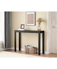 Kings Brand Furniture Russel Long Console Table - Minimalist and Slim Entryway for Decorative Displays, Sofa