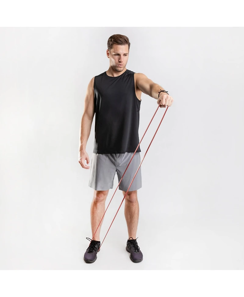 NonZero Gravity 100% Latex-Free Natural Rubber Power Resistance Bands Light Warm-Up Set (6-Piece)