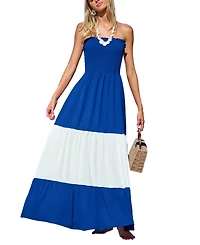 Cupshe Women's Moonlight Hues Two-Toned Maxi Beach Dress