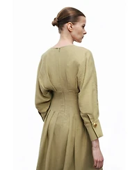 Nocturne Women's Pleated Midi Dress