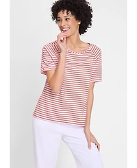 Olsen Women's Classic Striped T-Shirt