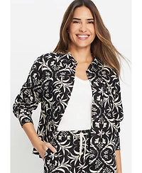 Olsen Women's Ornamental Print Jacket