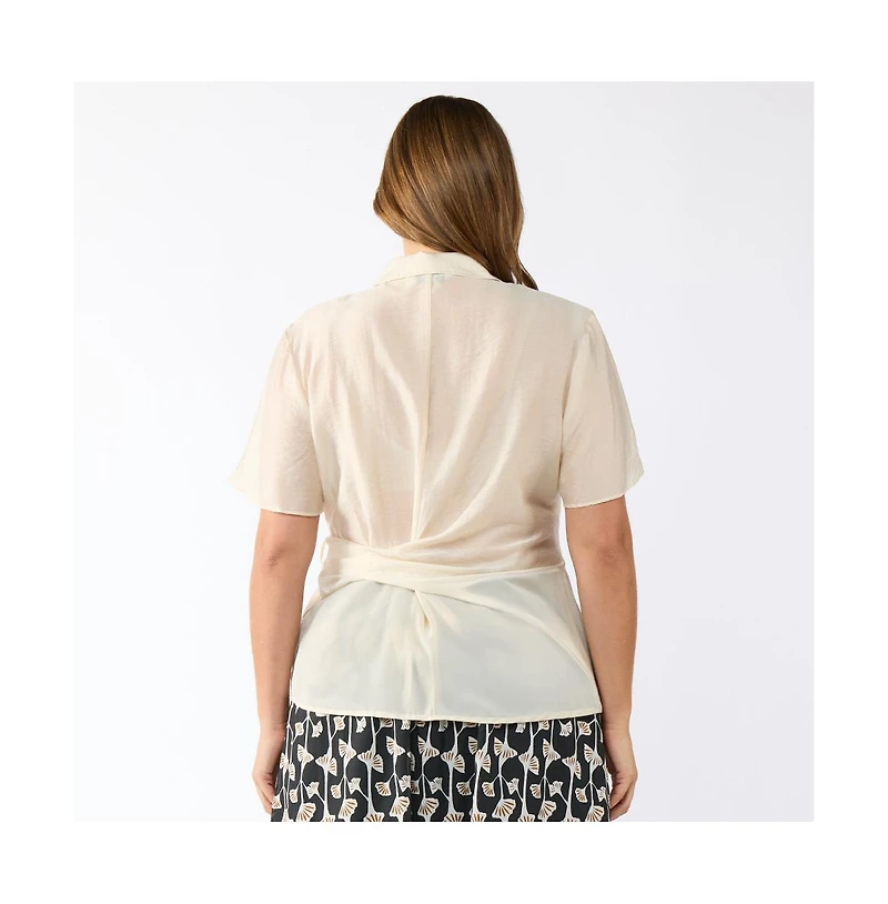 Estelle Sandstorm Wrap Shirt