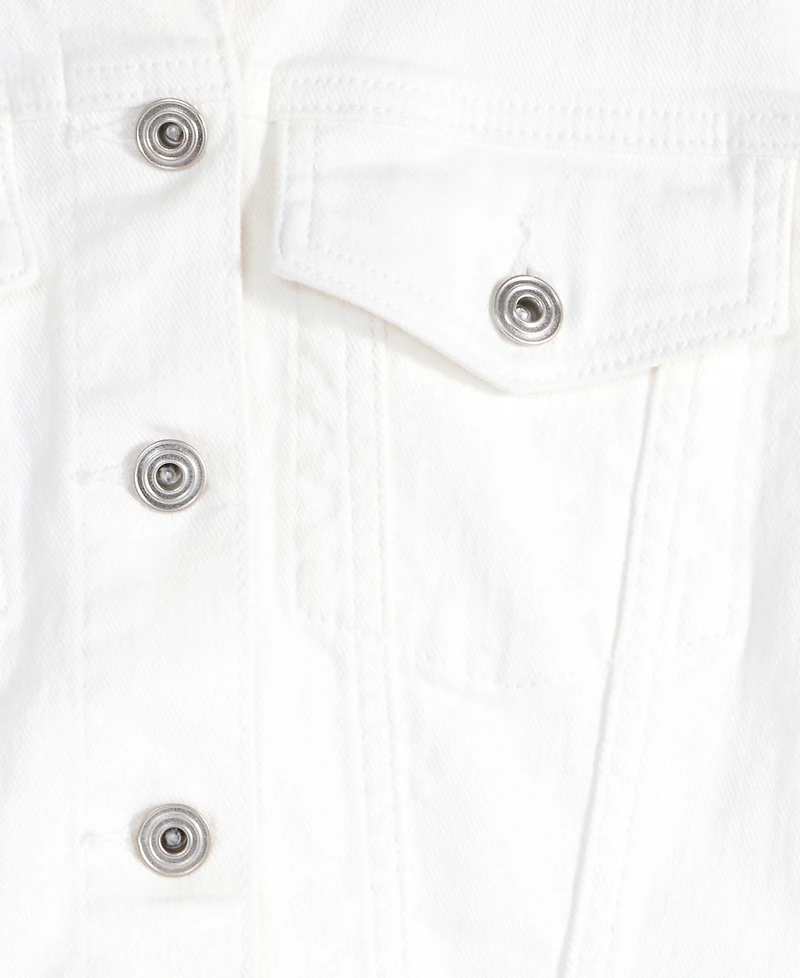 On 34th Women's Elbow Puff Sleeve Denim Jacket, Exclusively at Macy's