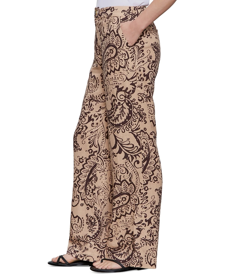 Sanctuary Women's The Soft Printed Wide-Leg Trousers