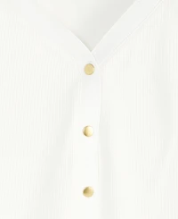 On 34th Women's Snap-Front T-Shirt, Exclusively at Macy's