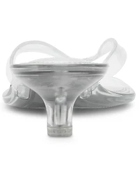 Steve Madden Women's Tracie-j Kitten-Heel Jelly Thong Sandals