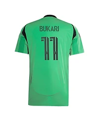 Adidas Men's Osman Bukari Green Austin Fc 2025 The Heartbeat Kit Replica Player Jersey