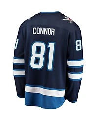 Fanatics Men's Kyle Connor Navy Winnipeg Jets Breakaway Replica Jersey