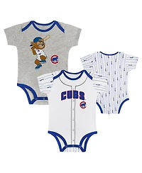 Outerstuff Baby Boys and Girls 2-Piece Chicago Cubs Play Ball Bodysuit