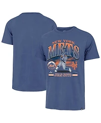'47 Brand Men's Juan Soto Royal New York Mets Big & Tall Distressed T-Shirt