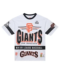 Mitchell & Ness Men's White San Francisco Giants Cooperstown Collection Team Origins Premium T-Shirt