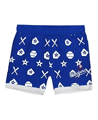 Outerstuff Baby Boys and Girls 2-Piece Blue Los Angeles Dodgers On Deck Diaper Cover Set