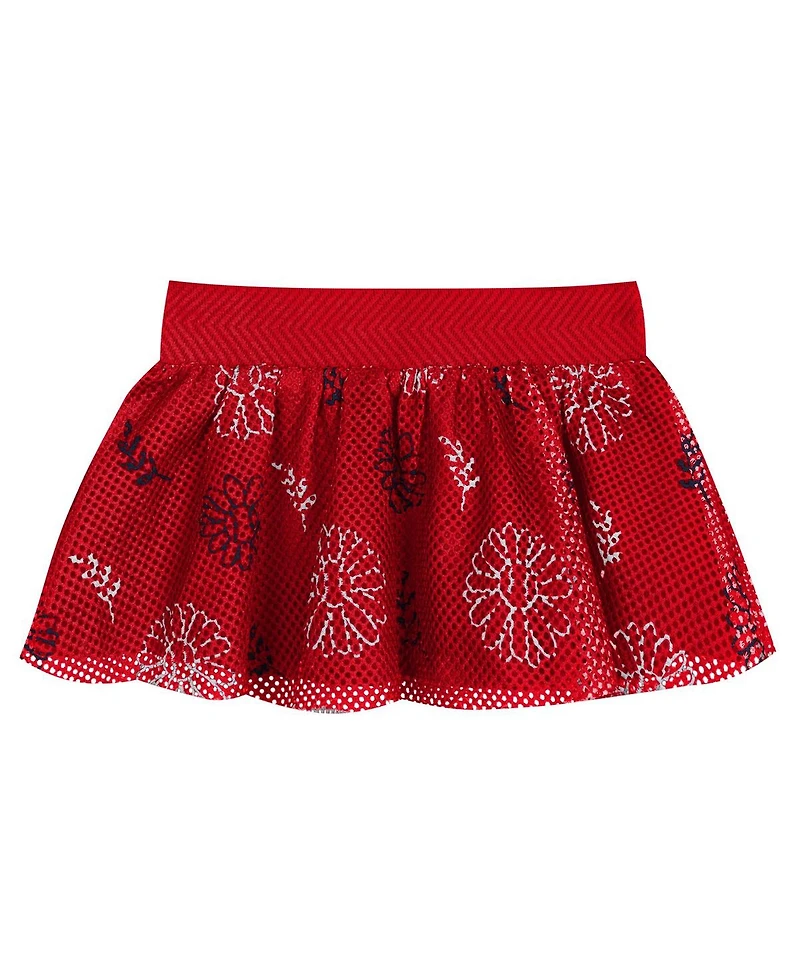 Outerstuff Newborn 3-Piece White/Red Los Angeles Angels Sweet Catcher Bodysuit, Headband and Skirt Set