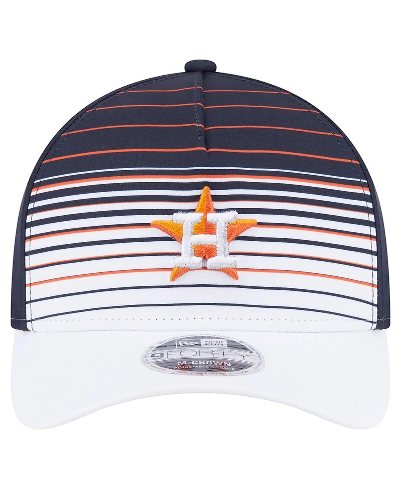 New Era Men's Navy Houston Astros Gradient 9FORTY M-Crown Adjustable Hat