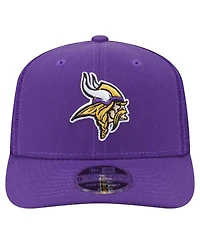 New Era Men's Purple Minnesota Vikings Main Trucker 9SEVENTY Stretch Snap Hat