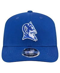 New Era Men's Royal Duke Blue Devils Primary 9SEVENTY Trucker Stretch-Snap Hat