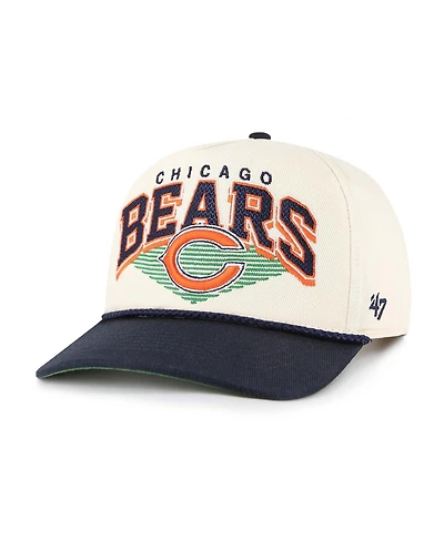 '47 Brand Men's Cream Chicago Bears Pomona Rope Adjustable Hitch Hat