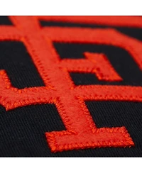 Mitchell & Ness Men's Willie Mays Black San Francisco Giants Legends Collection Vintage Logo T-Shirt