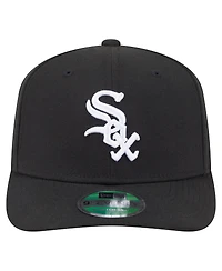 New Era Men's Black Chicago White Sox 125th Anniversary 9SEVENTY Stretch-Snap Hat