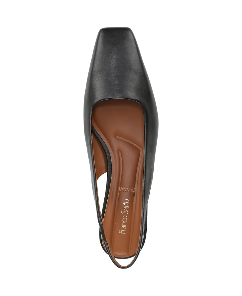 Franco Sarto Women's Lyanna Square Toe Slingback Pumps