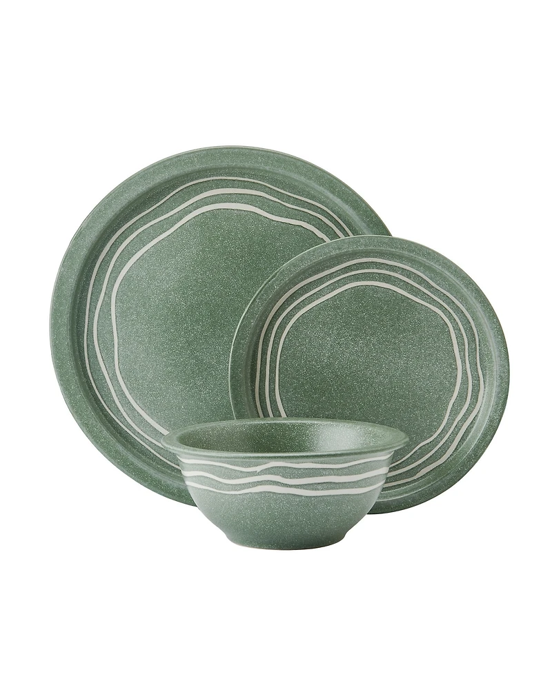 Pfaltzgraff Natures Pallet Sage 12-Pc. Dinnerware Set, Service for 4