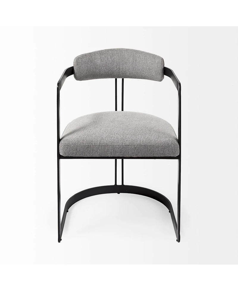 Fabric Upholstered Arm Chair for Dining Table or Living Room Seating