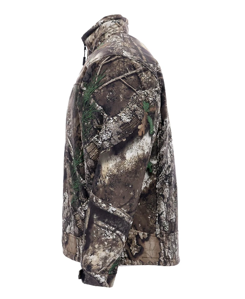 RefrigiWear Men's Realtree Apx Camo Insulated Softshell Jacket