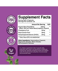 Perimenopause Support Capsules, Women's Pre Menopause Support, Women's Wellness Supplement, Nature's Craft, 120ct