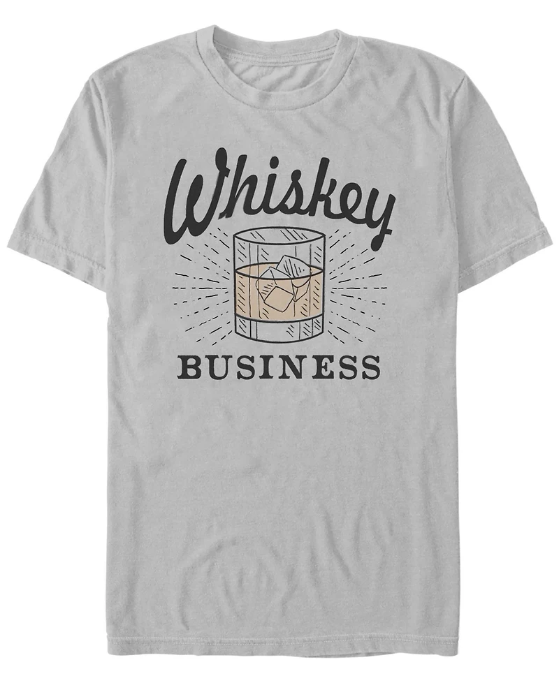 Fifth Sun Men's Whiskey Business Short Sleeve T-Shirt
