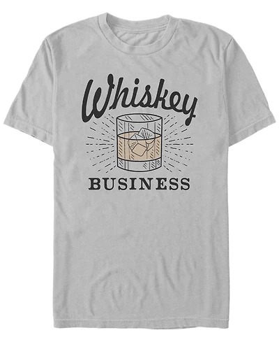 Fifth Sun Men's Whiskey Business Short Sleeve T-Shirt